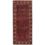 Hand-Knotted Anatolia Dark Red Wool Rug 3'11" X 9'4"