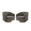 72Cm Wide Swivel Barrel Chair-546399436