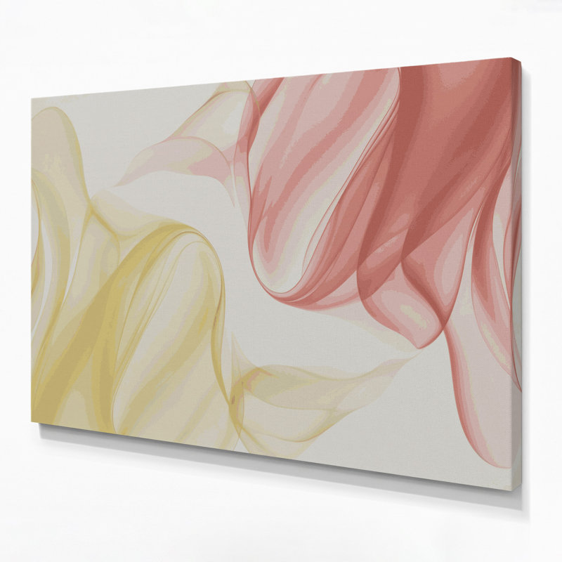 Gradient abstrait 77, toile beige, H 11 po x l 14 po