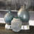 Ensemble de vases de table 3 pièces duveteux de couleur duc duc