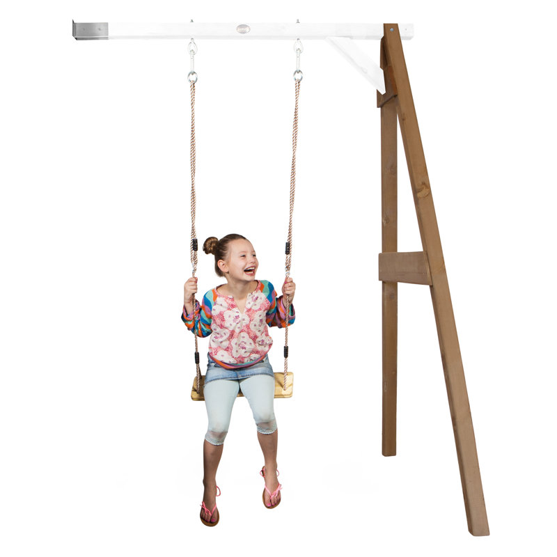 AXI Hemlock Swing Set with 1 Swing(s), Brown/White