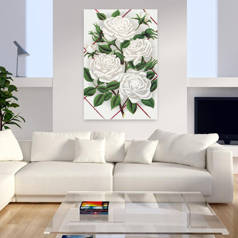 Art mural rétro contemporain, H 48 po x l 32 po