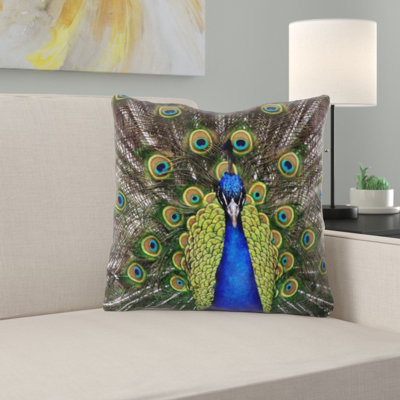Coussin peacock
