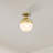 Schoch Glass Semi Flush Mount-932099677
