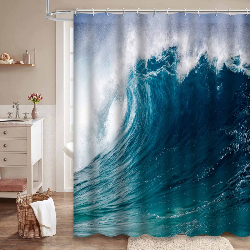 Tube géant avec 12 crochets Big Sea Wave North Shore Hawaii, L 72 po x l 72 po