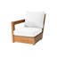 Chatsworth Outdoor Teak One Arm Lounge Chair-328857823