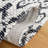 Allyx Hand Woven Wool/Cotton Geometric Rug in Ivory/Black-1364601387