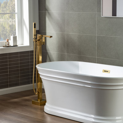 Robinet de baignoire monocommande à fixation au sol