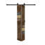 Porte à deux branches en bois massif en forme de S avec rail de quincaillerie - Assemblage requis-109425768-109425775