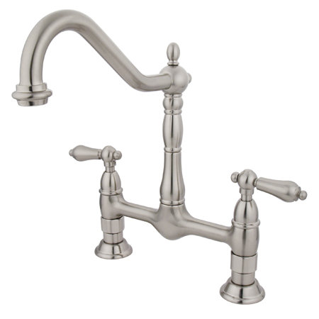 Distributeur d'eau chaude et froide Heritage, Nickel satiné