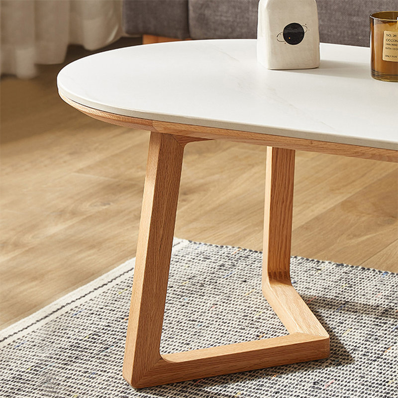 Table basse Burlywood, H 14,96 po x L 39,37 po x l 19,69 po