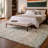Premium Machine Washable Dream Shag Horizontal Bars Rug-670556990-670556934