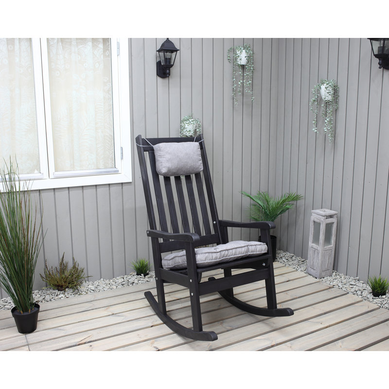 Sarafina Pine Outdoor Chair, Dark Brown
