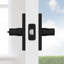 Satin Black Entry Door Lever