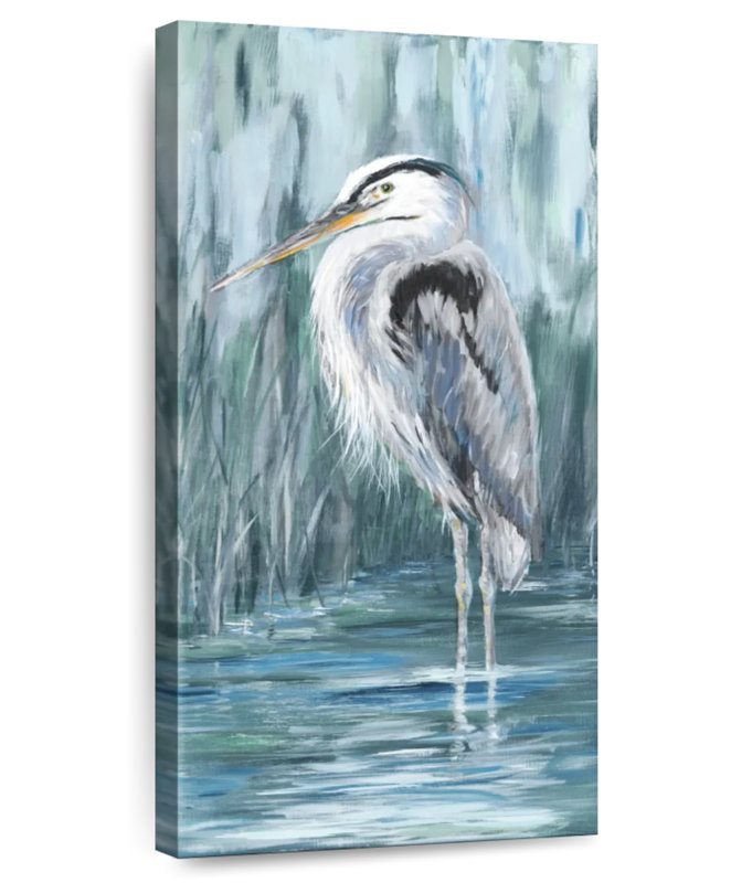 Brampt Standing Still Heron, 24" H x 12" W