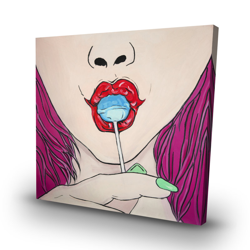 Lollipop - 32"x32" art on canvas