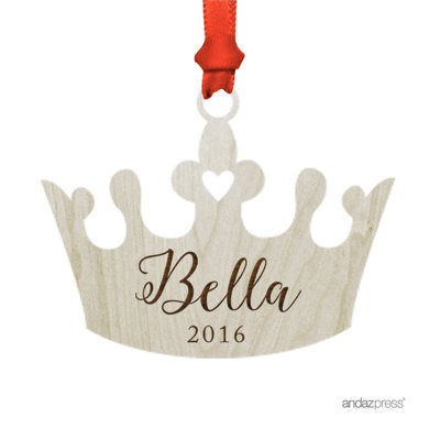 Crown Shaped Ornament with Gift Bag