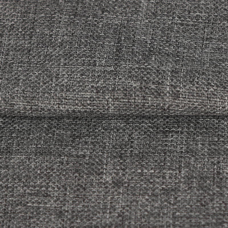 Housse de coussin de taille personnalisée 5 po H, housse de coussin de banc / chaise remplaçable, L 42 po x P 28 po, Gris