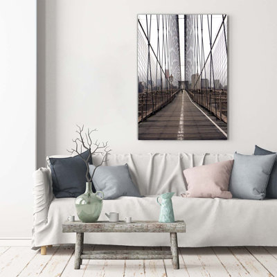 Brooklyn Bridge - Wrapped Canvas Print
