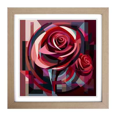 Rose Constructivism No.1 - Framed Print