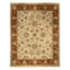 Hand-Knotted High-Quality Cream and Rust Area Rug