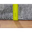 Tapis de couloir gris en laine nouée à la main de conception grise 2 pi 5 po x 15 pi 10 po B6C51DBCDCA34238B55538876D6F029