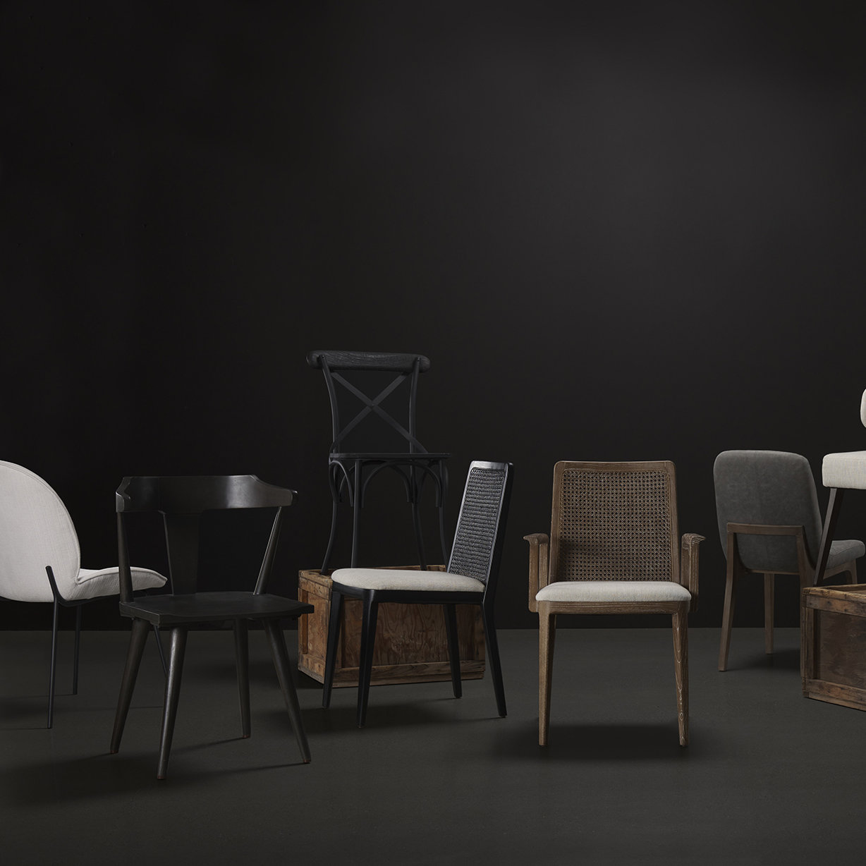 Pennington Side Chair, Black