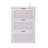 3-Layer White Modern Tipping Shoe Cabinet-1254794643