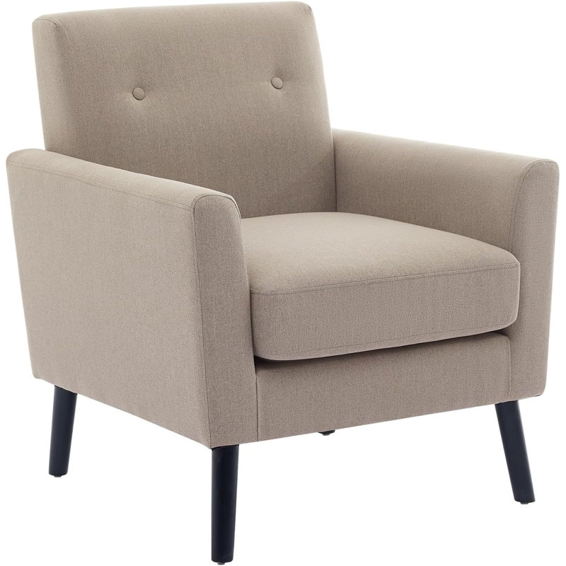 Upholstered Accent Chair, Grey