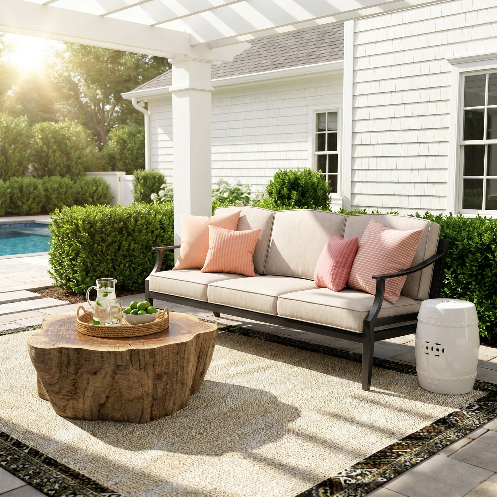 Tamarin 74" Sunbrella® Patio Sofa