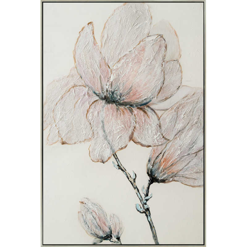 Soft Petals II Canvas Wall Art