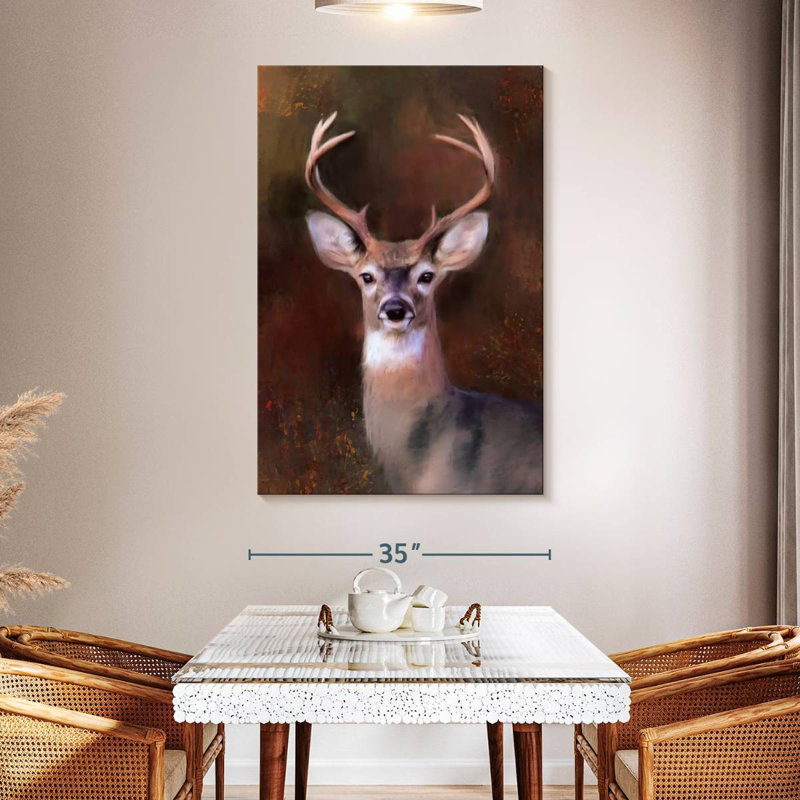 Brampt Eight Point In Autumn, 51" H x 34" W