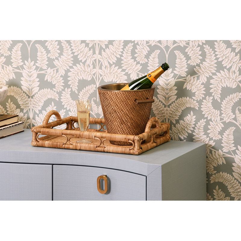 72 in. W Sideboard, Textured Light Blue