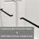 56'' - 60'' W x 76'' H Sliding Frameless Shower Door with Clear Glass