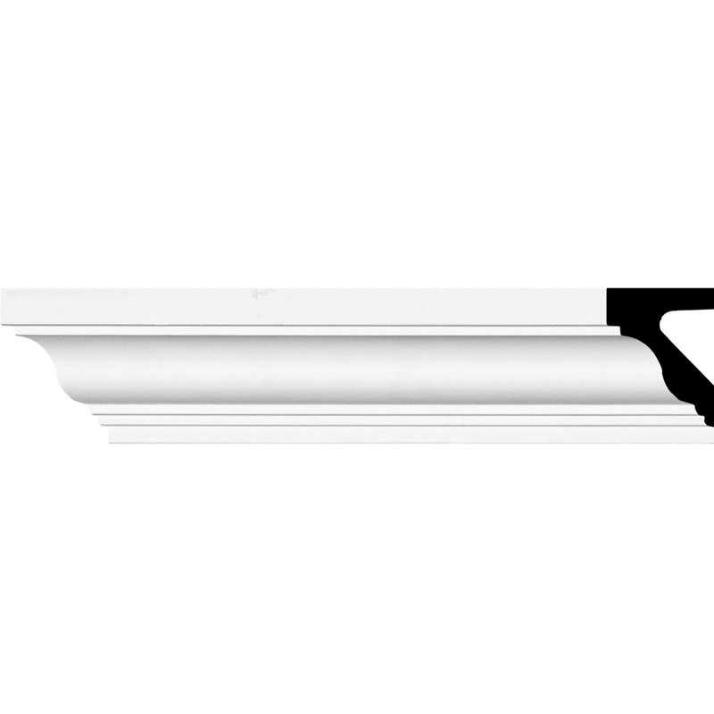 Primed White Polyurethane Crown Moulding for Ceilings