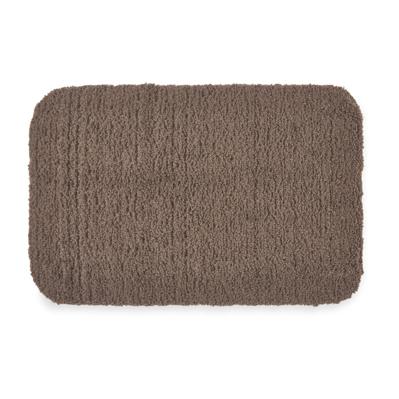 Alheli Non-Slip Bath Rug, Chocolate