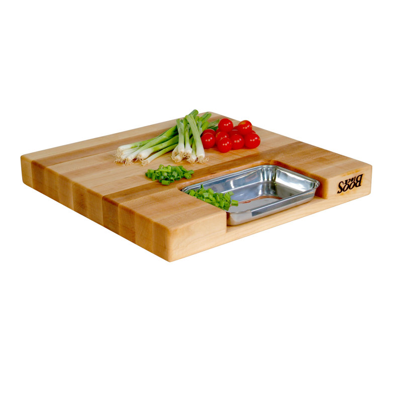 Gift Maple Newton Prep Master Cutting Board, 15" W x 14" L