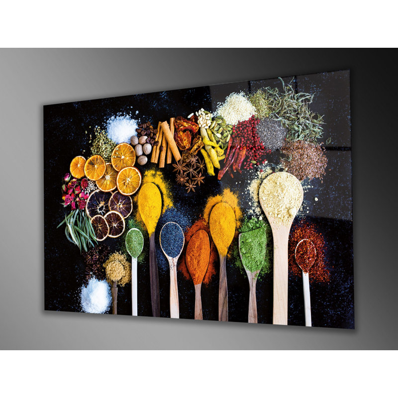Superbe peinture décorative en verre trempé de 23,6 po x 35,4 po | 100% verre trempé, épaisseur: 0,16 pouce | Parfait pour la décoration intérieure, l'esthétique moderne et l'art mural élégant
