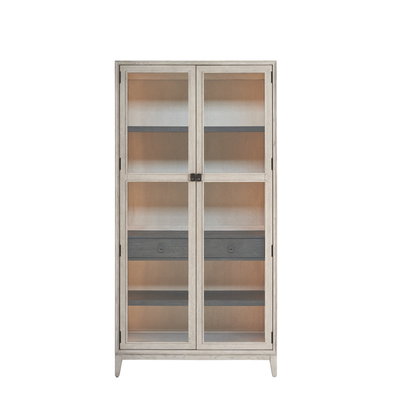 Canseco Solid Wood Lighted Display Stand