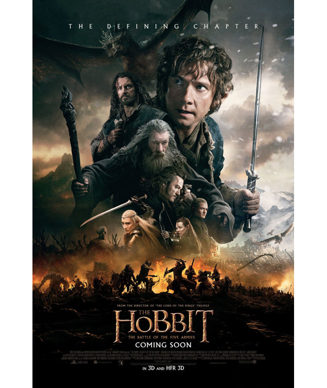 The Hobbit, H 18 po x l 12 po