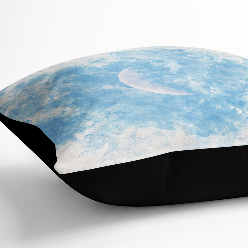 Abstract Square Cushion, Black, 40cm H x 40cm W x 15cm D