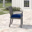 Chaise de patio empilable avec coussin Rossi-1095580124-1095580098