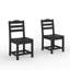 Chaises de salle à manger d'extérieur en PEHD (ensemble de 2)-1244844992