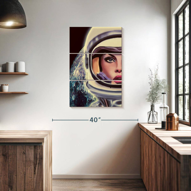 Oberle Le Cosmonaute, 38" H x 24" W