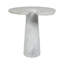 Table d'appoint ronde en pierre Kramer