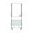 Nexus Freestanding Porcelain Magnetic Large - 6' - 8' Whiteboard