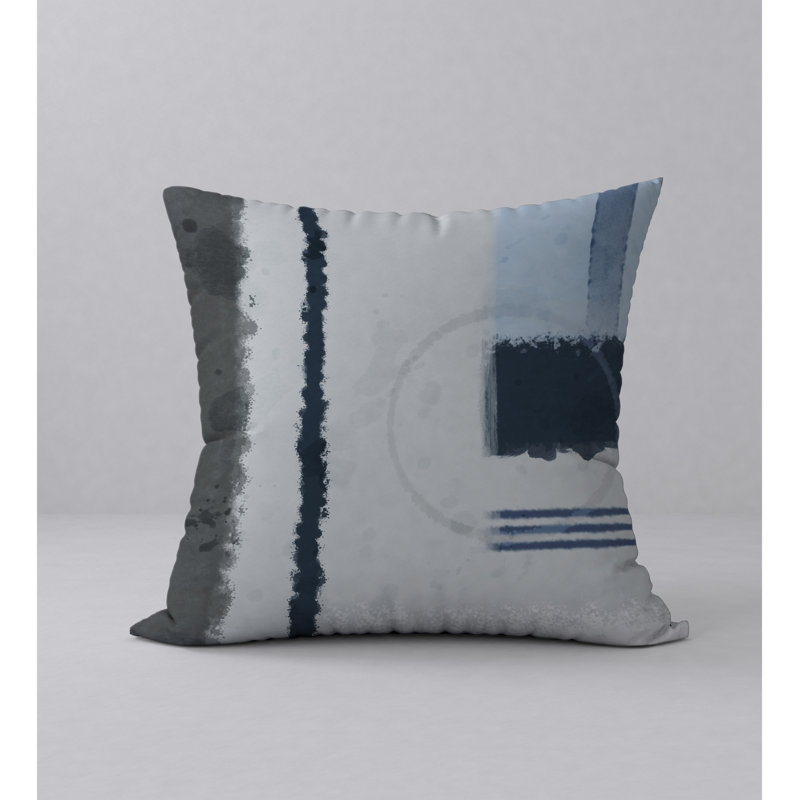 Housse de coussin décorative carrée douce et encastrée, H 24 po x l 24 po