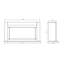Suncrest 121.5 cm W White Electric Fireplace