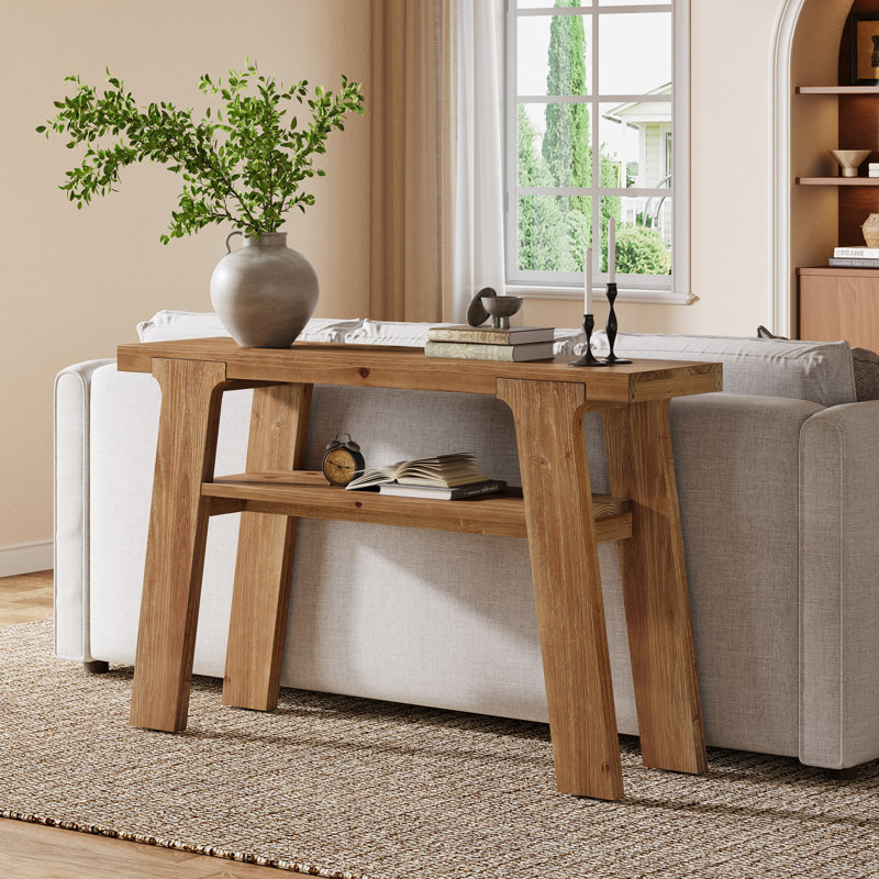 120cm Solid Wood Console Table