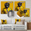 Jaune gorille en costume I - art mural Gorillamétal-1663437545